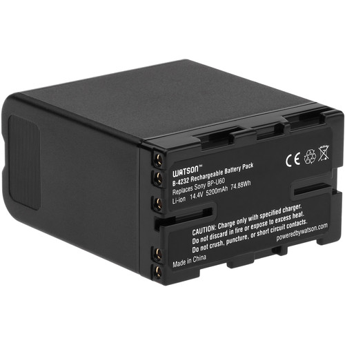 Paquete de baterías de iones de litio Watson BP-U60 (14,4 V, 5200 mAh) - Imagen 1