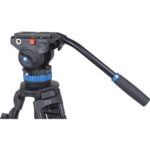 Sirui SH15 Aluminum Video Tripod with Fluid Head - Imagen 5