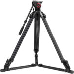 GVM 7017D Aluminum Video Tripod with Fluid Head System
