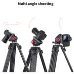 GVM 7017D Aluminum Video Tripod with Fluid Head System - Imagen 3